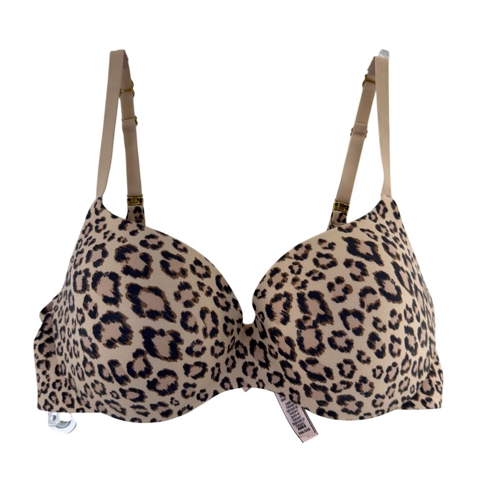 Victoria’s Secret Women’s 34D Leopard Incredible Demi Underwire Bra Convertible